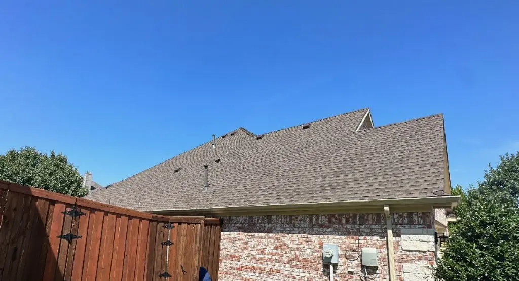Completed roof replacement project in Bayou Blue